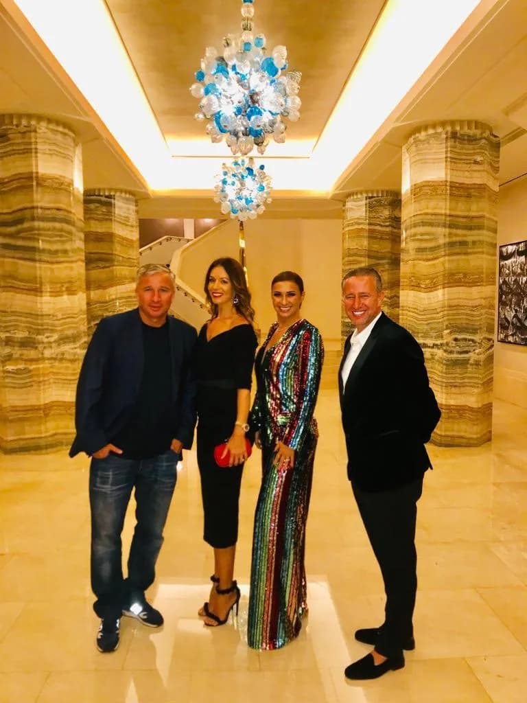 Dan Petrescu, antrenor, alături de Anamaria Prodan