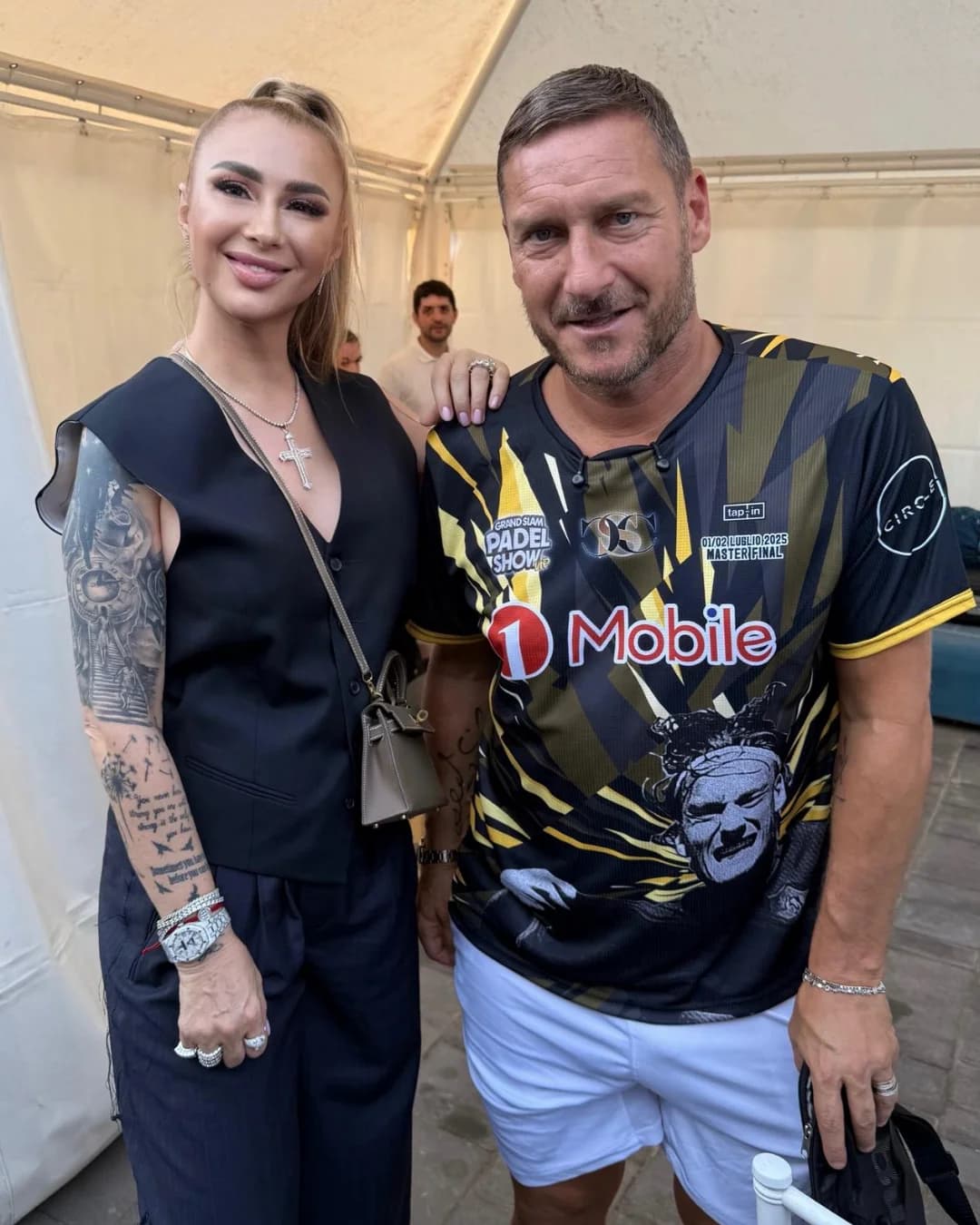 Francesco Totti și Anamaria Prodan
