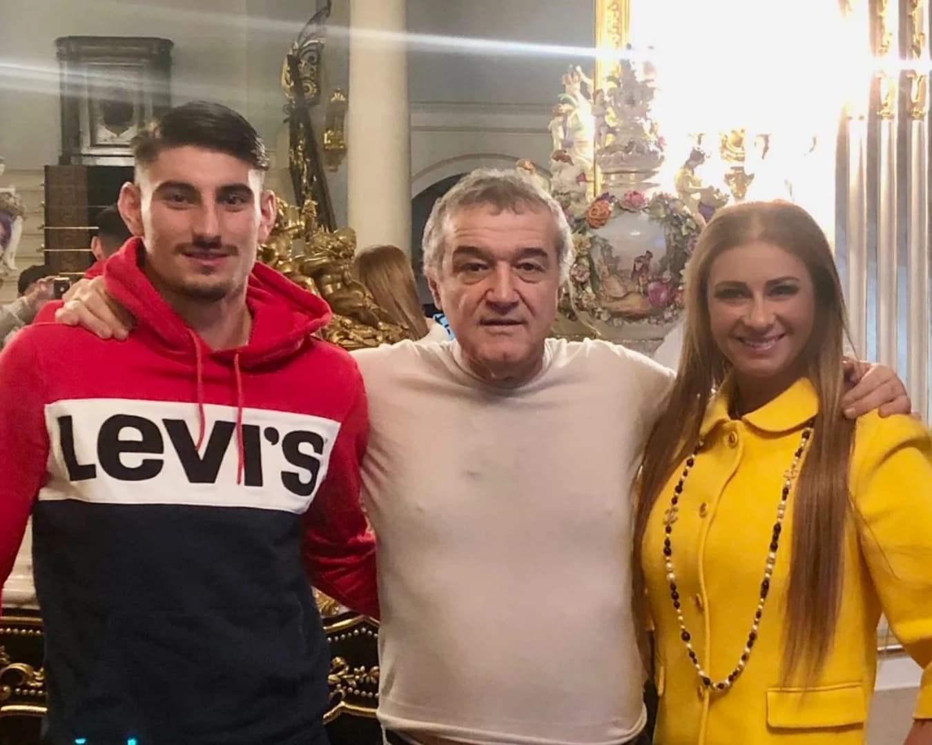 Iulian Cristea alături de Anamaria Prodan, jucător reprezentat de Prodan Management